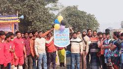 জয়পুরহাটে খালেদা জিয়া স্মৃতি ফুটবল টুর্নামেন্টের উদ্বোধন