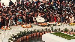 সাইফুল হকের নেতৃত্বে খালেদা জিয়ার মাজার জিয়ারত