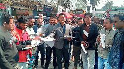 দোহারে ‘হ্যাঁ’ গণভোটের পক্ষে পৌরসভার প্রচারণা