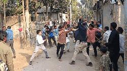 লালমনিরহাট হাতীবান্ধায় বিএনপি–জামায়াত সংঘর্ষ, আহত ১৫