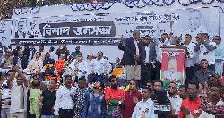 বোরহানউদ্দিনে নির্বাচনি জনসভা অনুষ্ঠিত