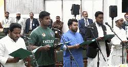শপথ নিলেন এনসিপির নির্বাচিত সংসদ সদস্যরা