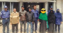 বাঘায় বিশেষ অভিযানে গ্রেফতার ৬