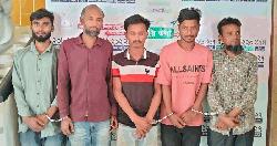 নোয়াখালীতে ৫ মাদকসেবীকে কারাদণ্ড