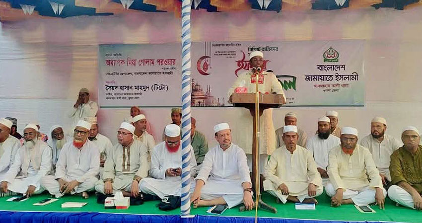 সরকারের বিভিন্ন পদক্ষেপ গণতান্ত্রিক চেতনার পরিপন্থী: মিয়া গোলাম পরওয়ার