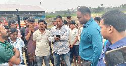 হোসেনপুরে অবৈধভাবে মাটি কাটায় জরিমানা