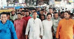 মেজর হাফিজ স্পিকার হওয়ায় লালমোহনে আনন্দ মিছিল