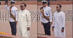 স্মৃতিসৌধে স্পিকার-ডেপুটি স্পিকারের শ্রদ্ধা