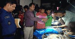নাসিরনগরে অবৈধ ভাবে ডিজেল মজুদ করায় জরিমানা