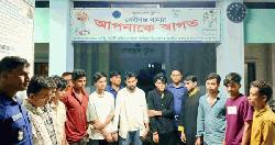 মাদকের আসর থেকে ১২ জন আটক, ১১ জনের কারাদণ্ড