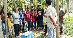 লালমোহনে মন্দিরের দান বাক্সের টাকা চুরি