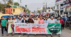 গণভোটের রায় বাস্তবায়নের দাবিতে লক্ষ্মীপুরে বিক্ষোভ