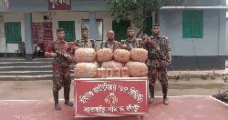 হবিগঞ্জে ৫৪ কেজি গাঁজা-১৫ বোতল বিয়ার জব্দ