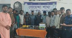 পঞ্চগড়ে আন্তঃজেলা ডাকাত দলের ১০ সদস্য গ্রেপ্তার
