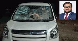 নেত্রকোণায় এমপির গাড়ি ভাঙচুর ও হামলা, দেড় ঘণ্টা অবরুদ্ধ