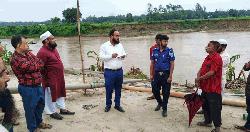 চুনারুঘাটে অবৈধ বালু উত্তোলনে ২ লাখ টাকা জরিমানা
