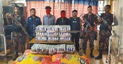 হবিগঞ্জে দেড় কোটি টাকার চোরাচালান পণ্য জব্দ, আটক ২