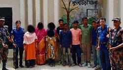 কুলাউড়া সীমান্তে ‘পুশইন’ করা ১০ বাংলাদেশিকে স্বজনদের কাছে হস্তান্তর