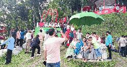 কাপ্তাইয়ের বিনোদন কেন্দ্রে উপচেপড়া ভিড়