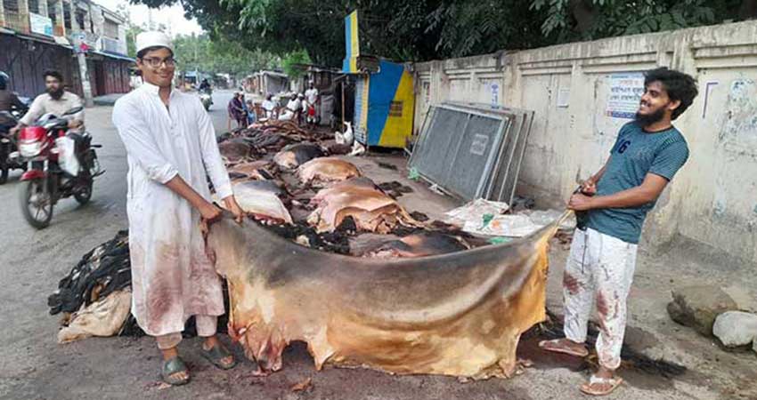চামড়ার বাজার ধস : সরকার নির্ধারিত দাম কাগজে-কলমে
