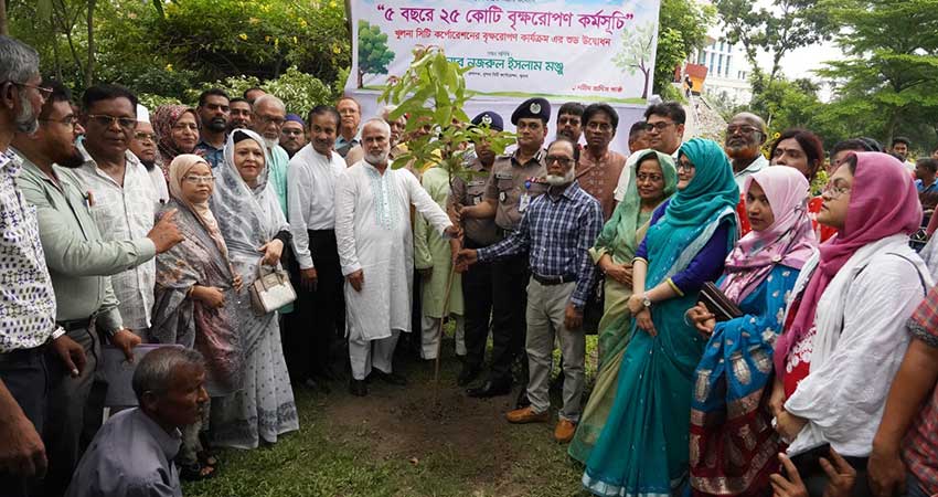 খুলনায় ১৮০ দিনে ৬০ হাজার গাছ লাগানোর লক্ষ্য : কেসিসি প্রশাসক