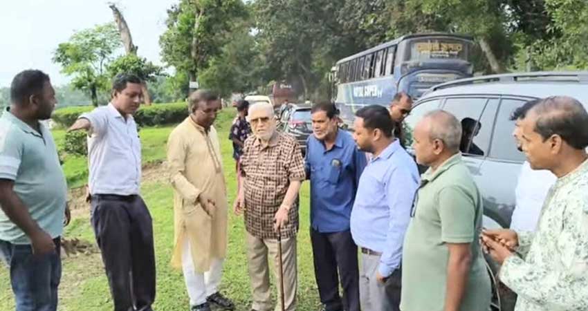 চুনারুঘাটে ভাঙনের ঝুঁকিতে মহাসড়ক-সেতু, দ্রুত ব্যবস্থা নিতে এমপির নির্দেশ