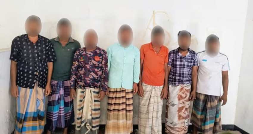 পুশইনে বিএসএফকে সহায়তা, ৭ বাংলাদেশি আটক