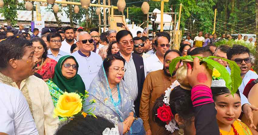 সম্প্রীতির রঙে রাঙানো শ্রীমঙ্গল: ২৭ ক্ষুদ্র নৃ-গোষ্ঠীর মিলনমেলায় শুরু হারমনি ফেস্টিভ্যাল