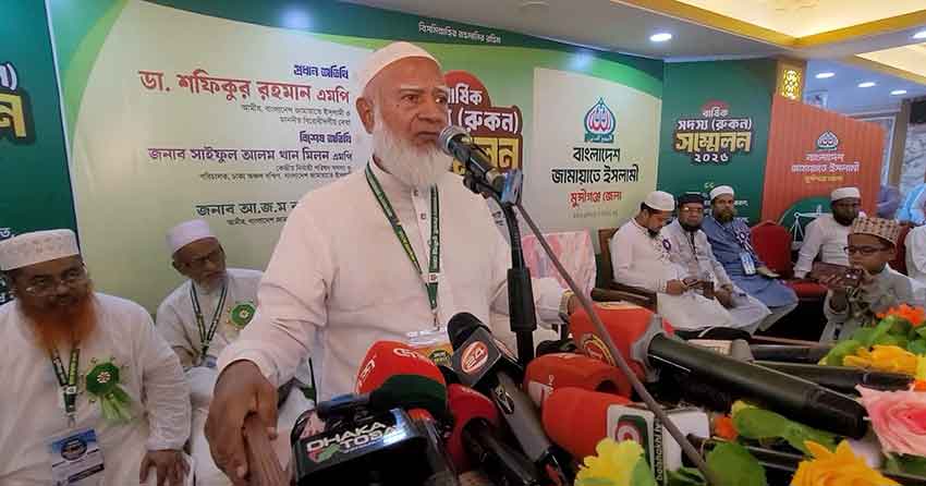 চাঁদাবাজি বন্ধ হলে মানুষের জীবনে অনেকটাই স্বস্তি ফিরবে: শফিকুর রহমান