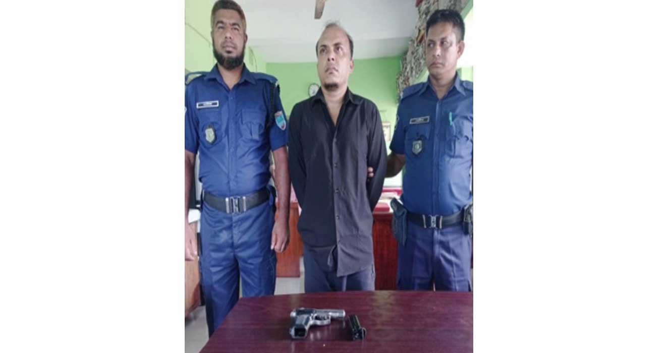 খুলনায় বিদেশি পিস্তলসহ যুবক গ্রেপ্তার