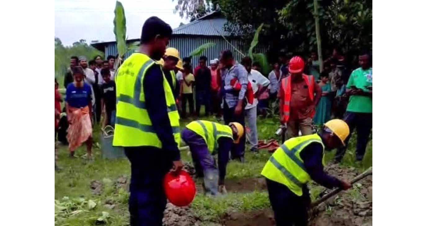 চুনারুঘাটে গ্যাসের সম্ভাব্য সন্ধান, চলছে অনুসন্ধান কার্যক্রম