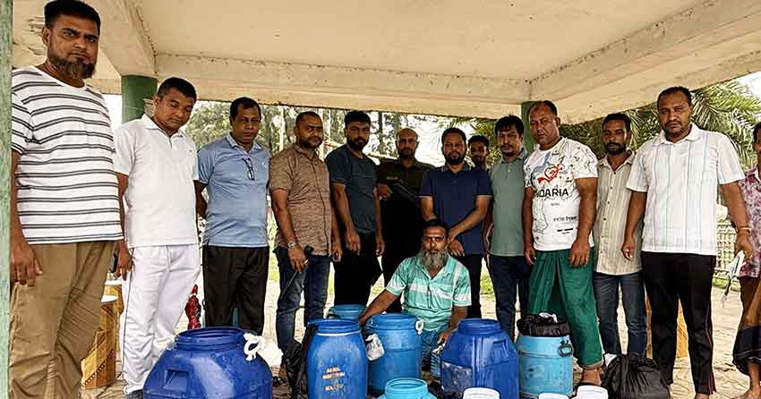পিরোজপুরে ১ লাখ ৩০ হাজার চিংড়ির রেণু পোনা জব্দ