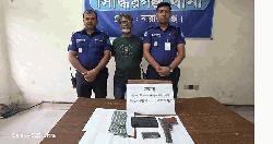 নারায়ণগঞ্জে পিস্তলসহ গ্রেপ্তার ১
