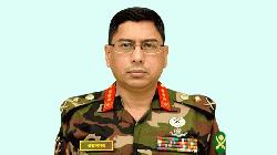 বগুড়ায় সংস্কারকৃত হেলিপ্যাডে প্রথমবার অবতরণ করলেন সেনাপ্রধান