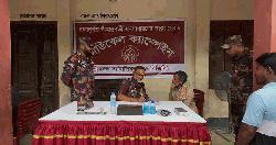 মৌলভীবাজারে বন্যাদুর্গত মানুষের পাশে বিজিবি