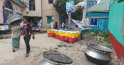 সোনারগাঁওয়ে দুই চেয়ারম্যান প্রার্থীর একই স্থানে সভা ঘিরে উত্তেজনা