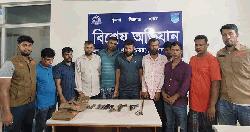 সাভারে আন্তঃজেলা ডাকাত দলের ৯ সদস্য গ্রেপ্তার