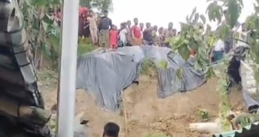 উখিয়ায় পাহাড় ধসে রোহিঙ্গা তরুণীর মৃত্যু