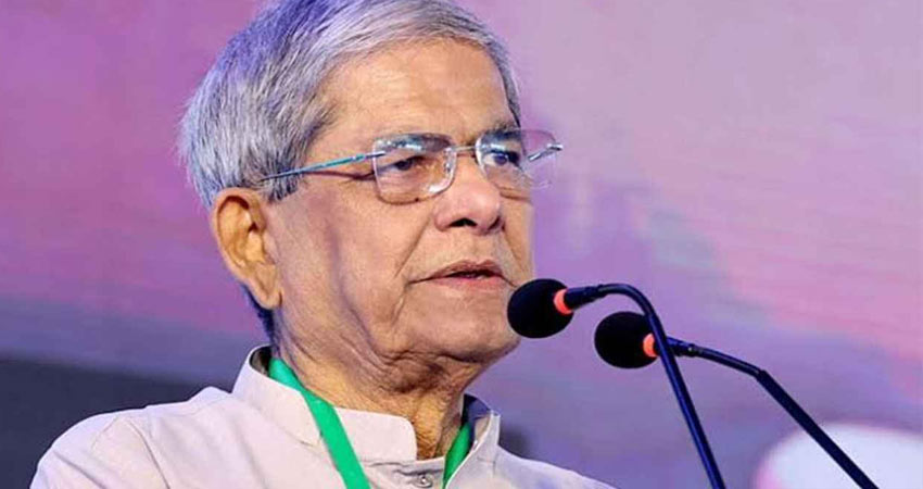 নির্বাচনি প্রতিশ্রুতি পালনে সরকার বদ্ধপরিকর : মির্জা ফখরুল