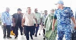 মাতারবাড়ী কয়লা বিদ্যুৎকেন্দ্র পরিদর্শন করলেন প্রধানমন্ত্রী