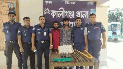 ‘ডাকাতির প্রস্তুতি’ নিয়ে ট্রাকে অবস্থান, কালীগঞ্জে আটক ২