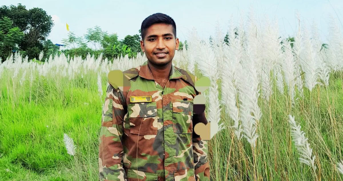সদ্যজাত সন্তানকে রেখে চিরবিদায় নিলেন নোয়াখালীর সৈনিক পিয়াস