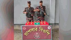 হরিপুর সীমান্তে ১৩ বোতল ভারতীয় মদ উদ্ধার