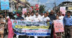 ডেঙ্গু প্রতিরোধে খুলনায় সচেতনতামূলক র‌্যালি