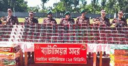 সীমান্তে ১২ কোটি টাকার মোবাইল ডিসপ্লে জব্দ 