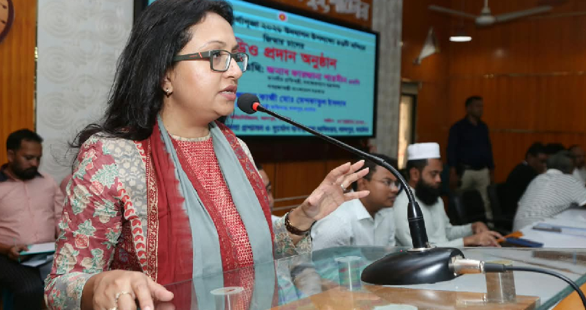 উন্নয়ন ও সুশাসনের প্রশ্নে কোনো আপস করা হবে না : প্রতিমন্ত্রী পুতুল